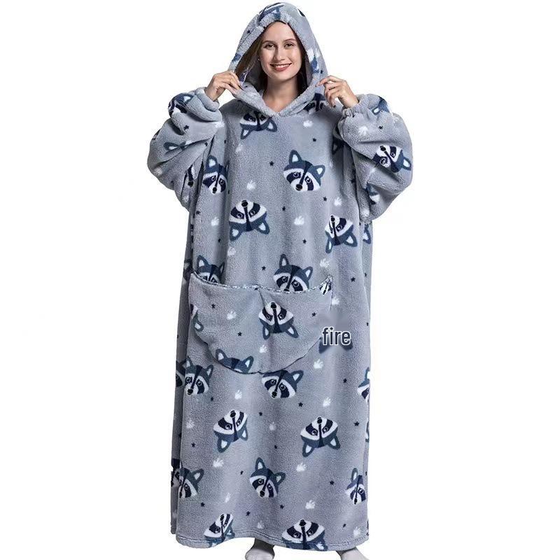 Herbst/Winter Übergröße Kapuzen-Decke - Unisex, Warm, Lockere Passform für Paare