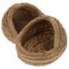 2pcs Straw-woven Breeding Nests egg-laying Nests Small Chicken Laying Nest Small Animal Bird Sleeping House Chicken Coop