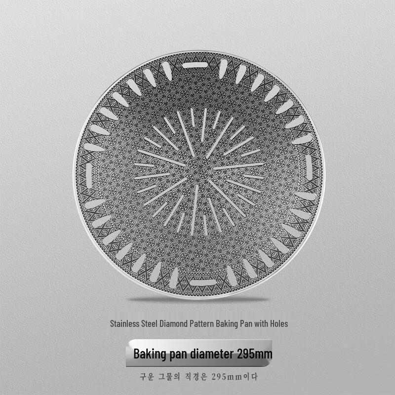 Perforated Diamond Pattern Stainless Steel Roasting Pan