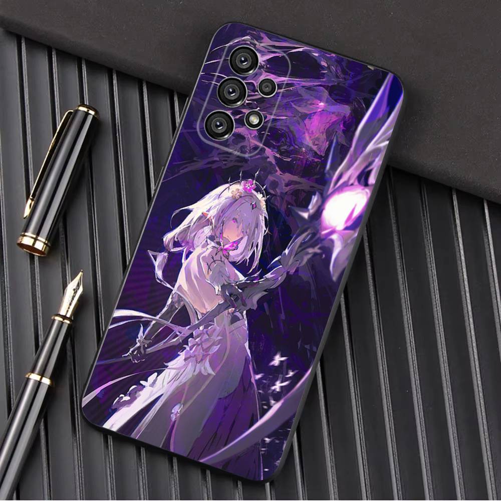H-Honkai Castorice Star R-Rail Phone Case For Samsung Galaxy A13,A21s,A22,A31,A32,A52,A53,A71,A80,A91 Soft Black Shell