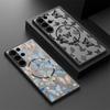 Butterfly Pattern Case For Samsung Galxy S26 Ultra S25 Edge S24 S23 S22 Plus S21 FE Magnetic Thin Ring Skin Texture Cover