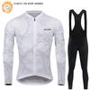Winter Thermal Fleece Cycling Jersey Top MTB Bike Outdoor Men's Road Bicycle Clothing Long Sleeves Shirt Uniform