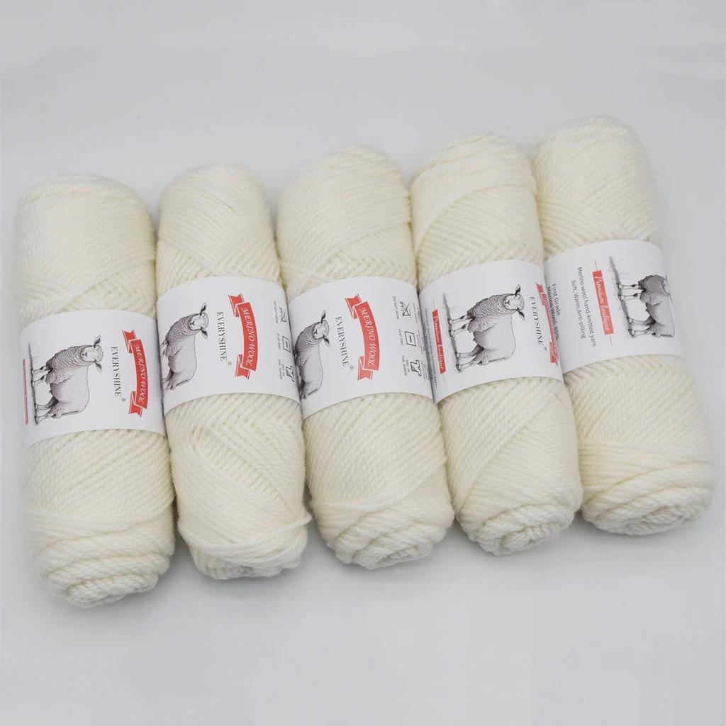 5 szt. Przędza z wełny merynosów Wielokolorowa Gruba Robótka Ręczna Materiały Miękka i Ciepła 500g/1.1lb Łącznie Ręczne Dzierganie i Szydełkowanie Materiały do Rękodzieła DIY