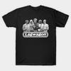 Men Black Print T-shirt Vintage Lagwagon Saturday Night Live No-Cut Transfer Paper Print Cotton Tshirt