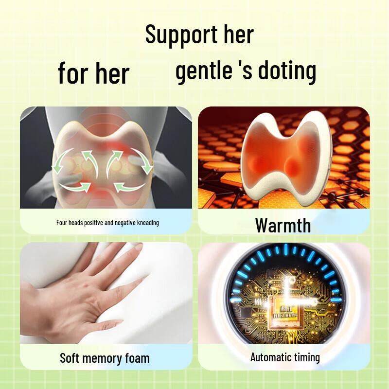 HEZHENG Heated Multi-function Waist & Abdomen Massager CN plug (adapter included)