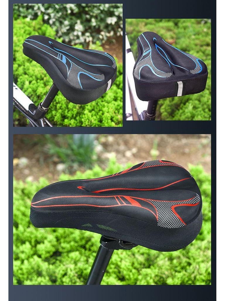 Super Soft Silicone Bicycle Seat Cushion - Universal Shock-Absorbing Cover for Mountain and Road Bikes