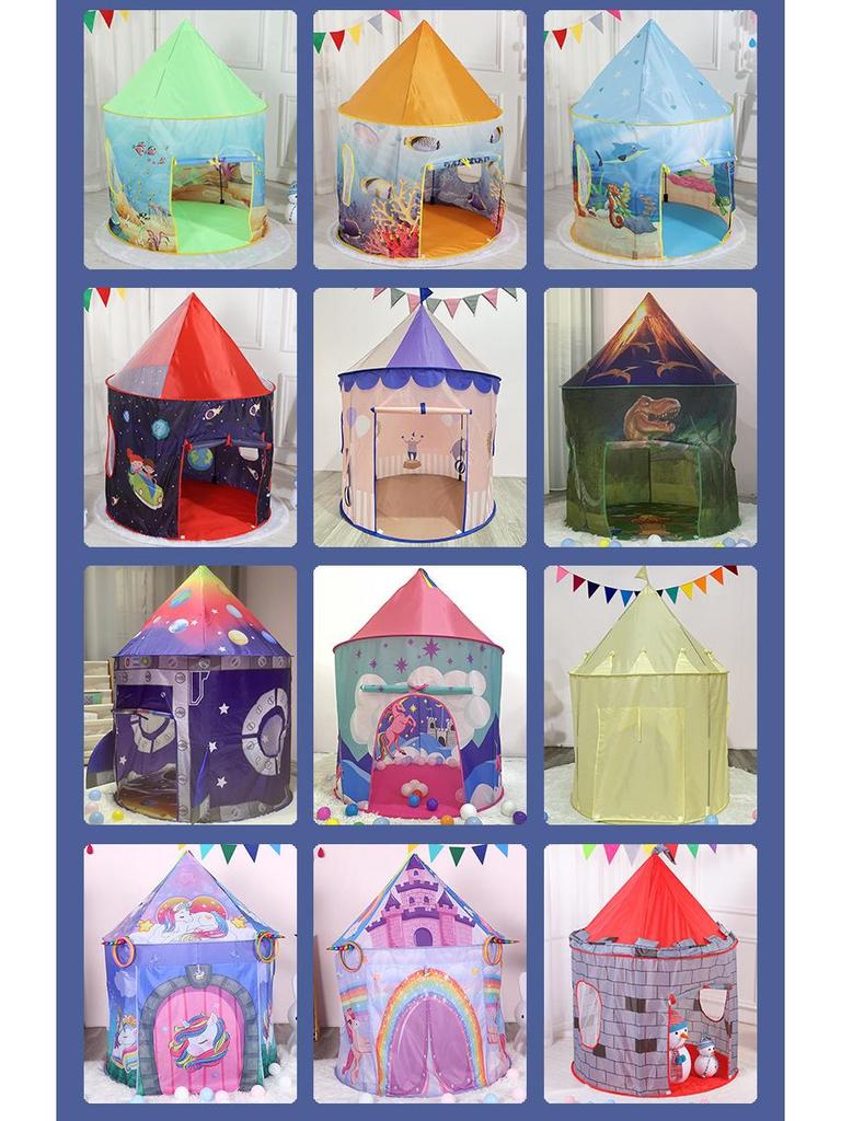Children's Indoor Princess Castle Tent Playhouse