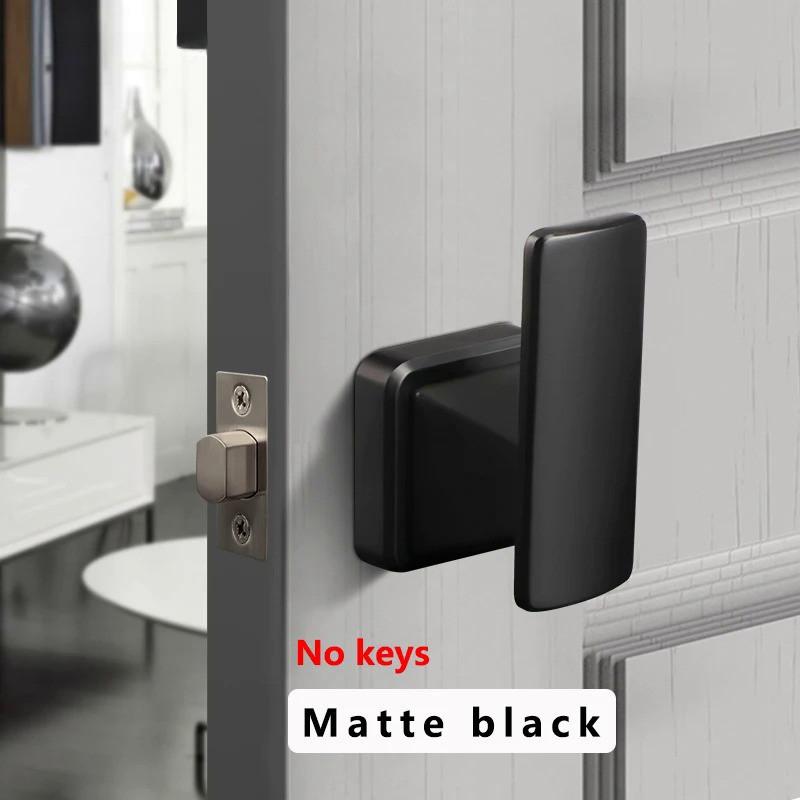 

New Invisible Door Lock Indoor Door Hidden Single-Sided Lock Background Wall Door Handle Hidden Lock