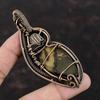 Septarian Pendant Copper Wire Wrapped Pendant Rainbow Moonstone Pendant Handmade Jewelry Gemstone Pendant Dainty Copper Jewelry Gift For Mom