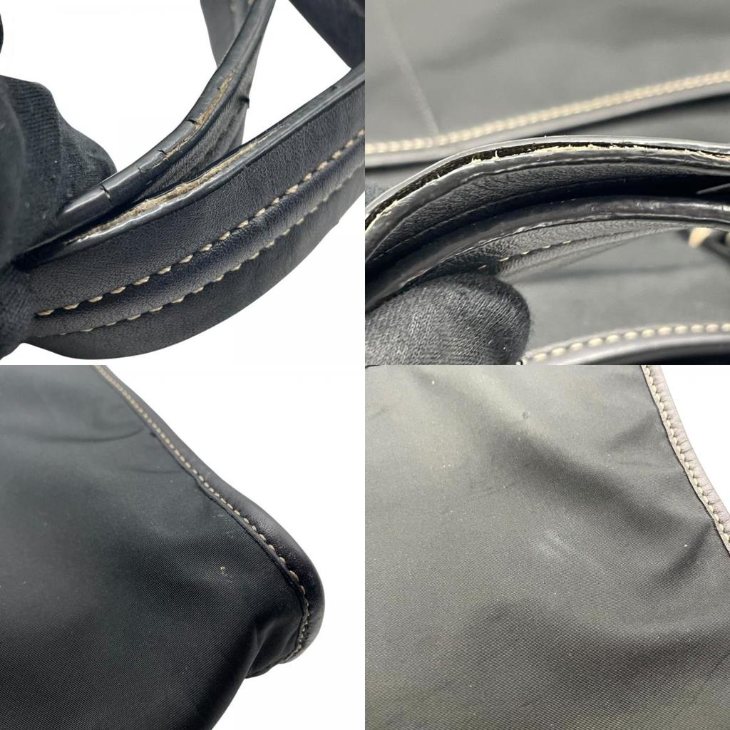 Used COACHBriefcase black canvas/leather mens