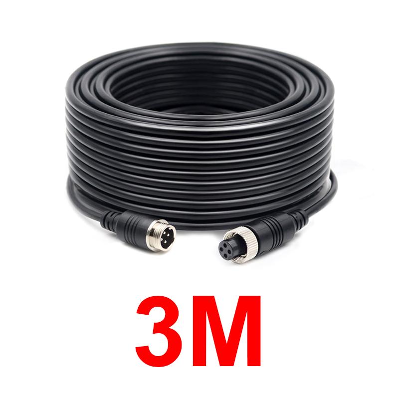 

GreenYi 4-контактний авіаційний подовжувач 3M 5M 10M 15M 20M для підключення камери монітора вантажівки/автобуса