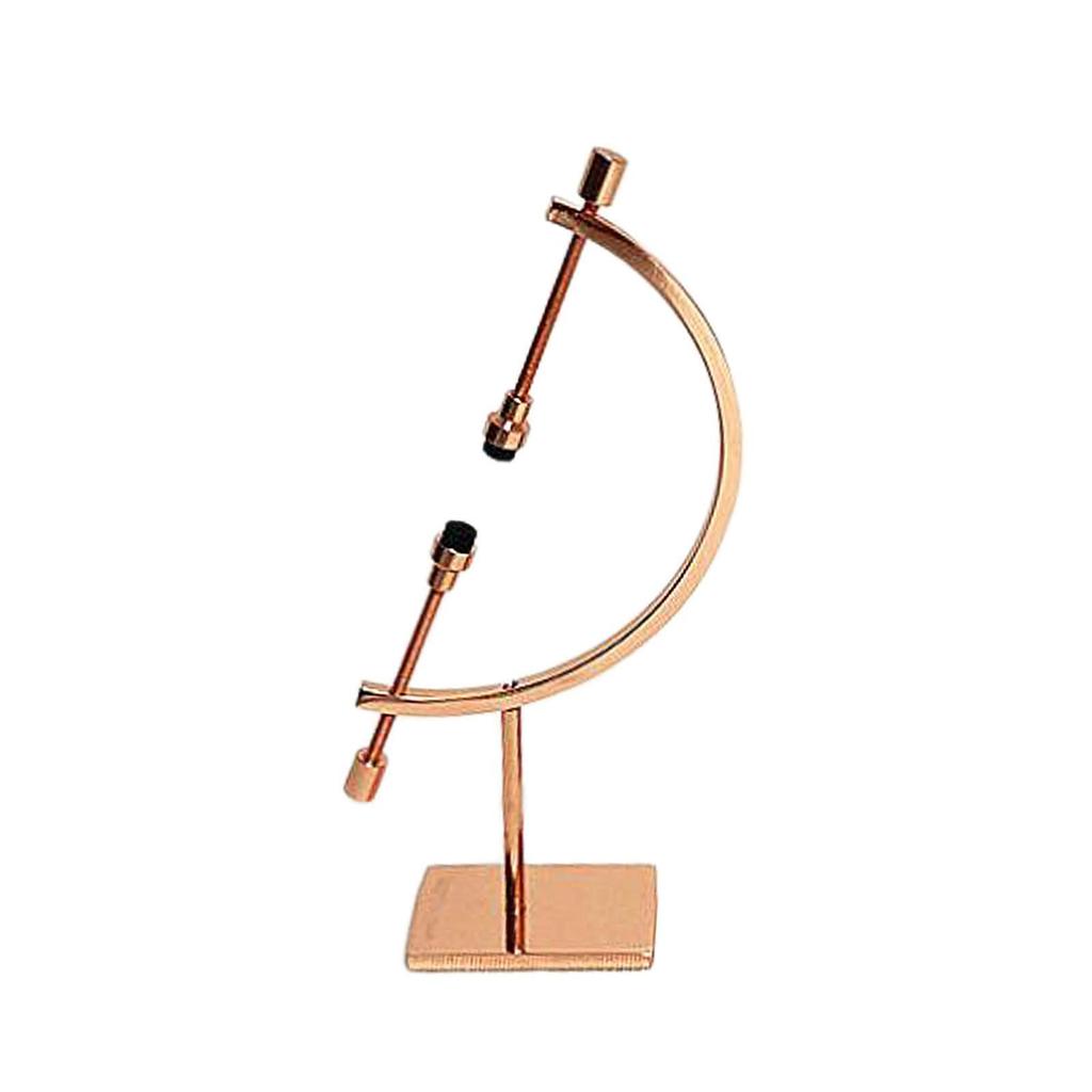 Sphere Holder Display Stand Ornament Glass Ball Holder for Iving Room 15cmx8cmx31cm