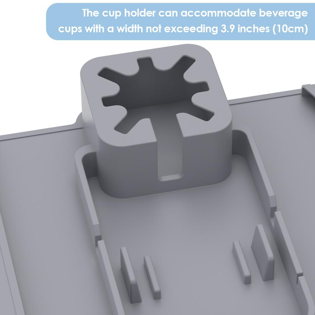 Silikon Couch Getränkehalter Ablage mit Seitentaschen Sofa Arm Getränke Kaffee Snack Aufbewahrungshalter Telefon Fernbedienung Organizer