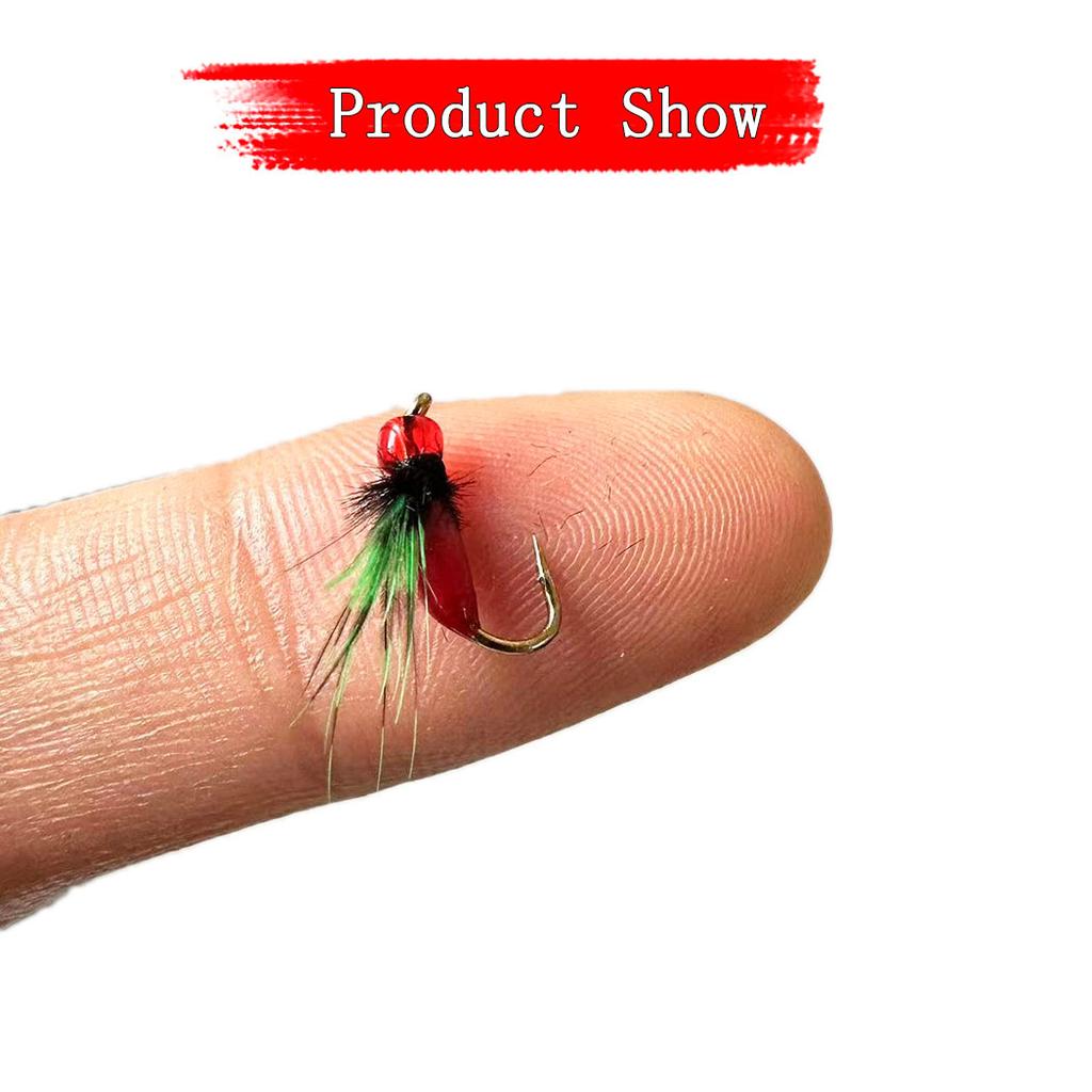Bionic Mosquito Fly Fishing Flies Insect Artificial Baits for Trout Dry Fly Lure Fly Fishing 5Pcs