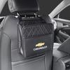 Leather Car Seat Storage Box Tool Organizer Case Auto Accessorie For Chevrolet Bolt Impala Onix Camaro Sonic Spark Captiva Cruze