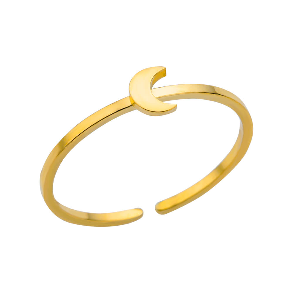 Anelli a Conchiglia in Acciaio Inossidabile 316L per Donne Regolabili Colore Oro Stella Piccola Anelli Aperti Gioielli Femminili Matrimoni Regali Nuovo Trendy