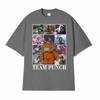 Baby Cute Monkey Punch Graphic Funny T Shirts Unisex Harajuku Summer Short Sleeve T Shirt Men Cotton Crewneck Tshirt Streetwear