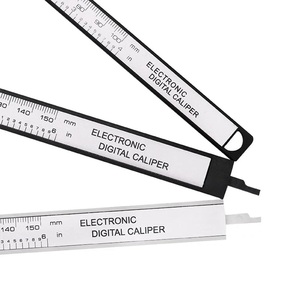 Caliper Gauge 150mm Electronic Digital Caliper Carbon Fiber Dial Vernier Caliper Gauge Micrometer Measuring Tool Digital Ruler