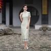 Tang's Love Lace High-end Cheongsam Summer Dress Women's Skinny Improved Chinese Style Young Daily 1011