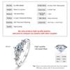 Anziw 1.0CT Moissanite Lab Diamond Engagement Ring 14k Gold Filled Four-Stone Wedding Trendy Band for Women Fine Jewerlry Gift