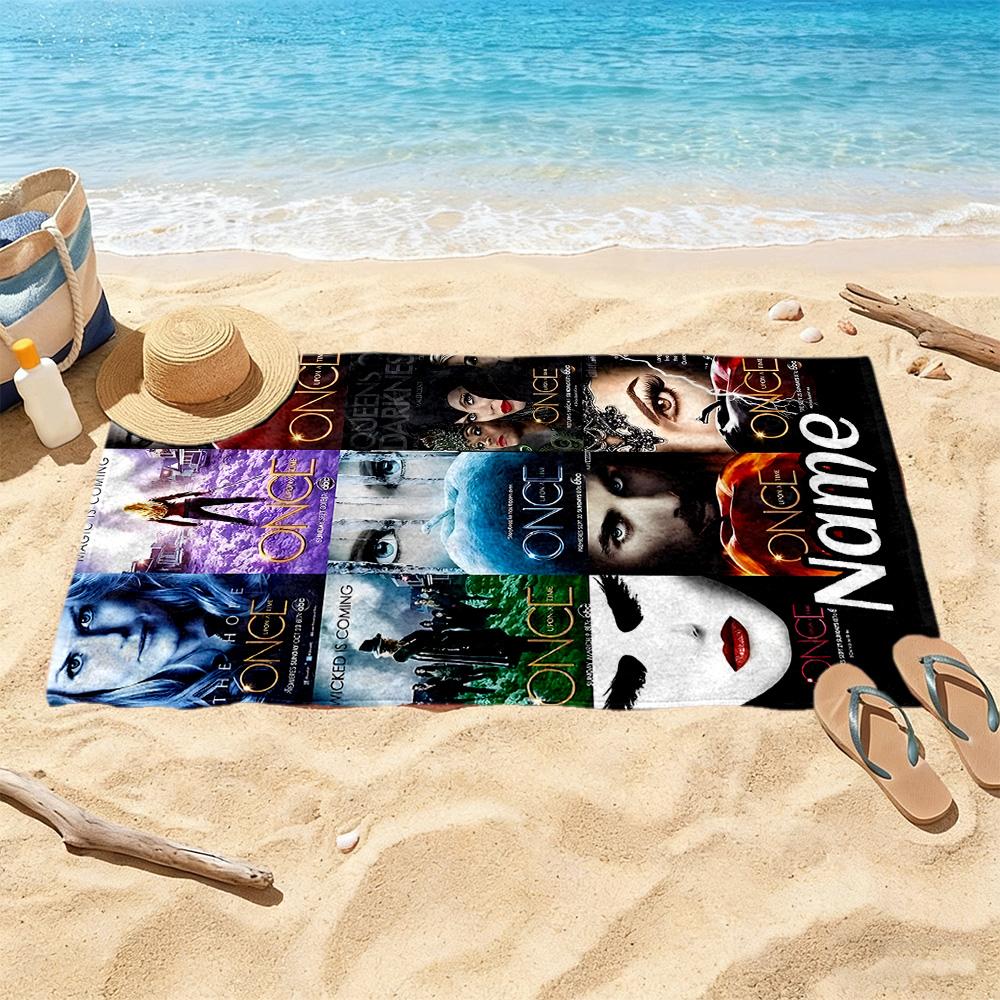 Dark Magic Beauty Customized Name Beach Towel Quick-Dry Soft Microfiber Suitable for Sports Travel Swimming Yoga Bathroom Beach And Pool