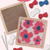 Flower Coaster Crochet Kits Needlepoint Starter Kits with Hook Needlepoint Kits Crochet Starter Kits for Craft Lovers