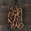Creative Puppy Photo Gear Simulated Iron Chain for Haunted House Cosplay, Halloween Plastic Prop, Novelty Yorkie Decorative Dog Leash, Lightweight
