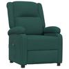 VidaXL Electric Recliner Dark Green Fabric 3098358