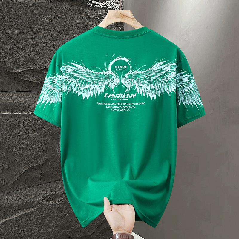 5XL-11XL Oversized T-shirt Sommar Herr Set Mode Plus Size Två Delar Korta Set för Män Vintage Kläder