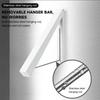 Portable Wall Mounted Drying Rack Foldable Retractable Clothes Storage Hanger Installation Clothes Organizer Laundry Accessory