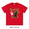 Women's Supretee Printed T-Shirt 100% Cotton Oversized Brand Logo Graphic Tees for Men Summer Tops Urban Streetwear