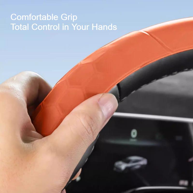 For Zeekr 001 2024-2025 Silicone Steering Wheel Cover Anti-Slip & Sweatproof Car Steering Wheel Protector