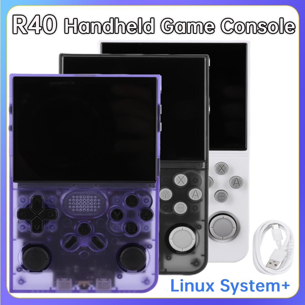 Retro Handheld Video Game Console 3.5 Inch IPS Screen Portable Pocket Arcade Rechargeable Video Games Player