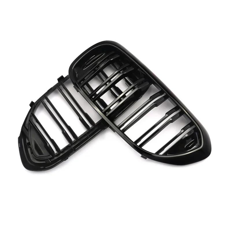 MagicKit Ship From Germany For BMW 5 Series G30 G31 2017-2018 Front Kidney Double Slat Gloss Black msyj19