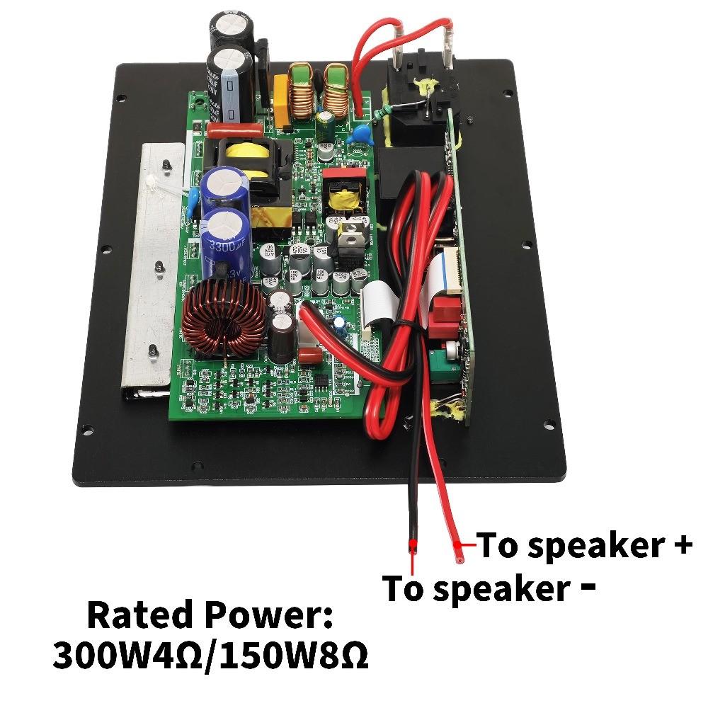 220V 300W 150W Heavy Subwoofer Digital Power Amplifier Board Active Power Amplifier Board Pure Bass 4ohm 8ohm Diy Speaker