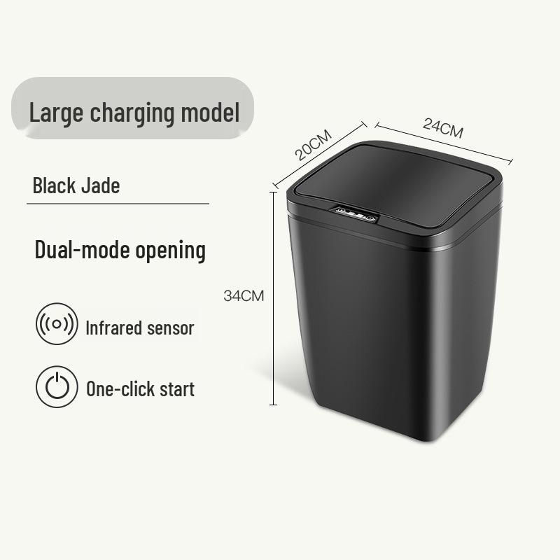 Smart Sensor Trash Can with Automatic Lid for Home