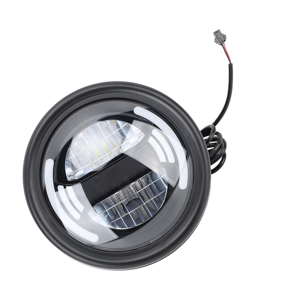 Reflektor do roweru elektrycznego ze złączem SM DH009 12V-48V Wodoodporny IPX6 Przedni reflektor do roweru elektrycznego na śnieg