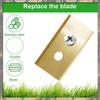 A70U New 60 Pcs Replacement Blades With Plastic Washers For Mammotion Luba & Yuka All Series Robotic Lawnmower Blades B