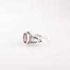 Natural Rhodolite Gemstone 925 Sterling Silver Jewelry Handcrafted Promise Ring RR-8-48