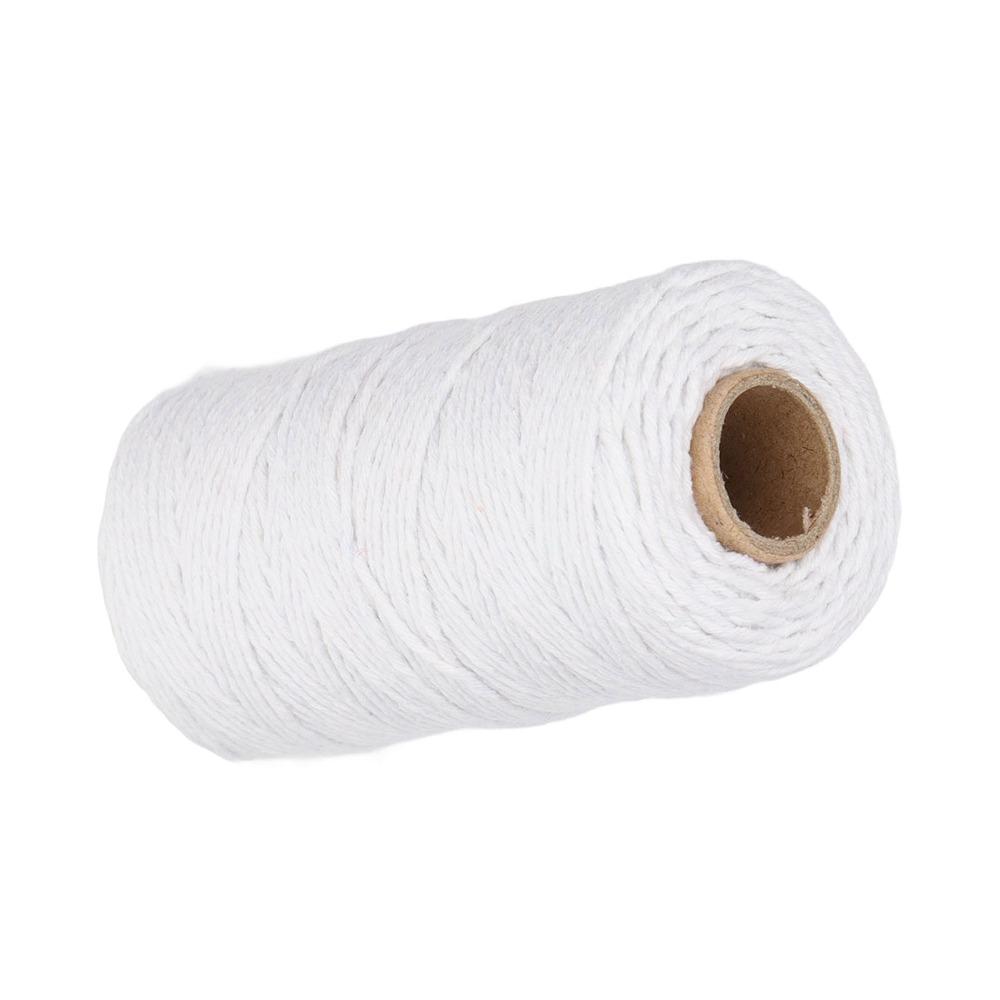 3Pcs 984 Feet Length Cotton Twine Soft Texture Jute String Packing String  For Home Decoration