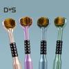 2Pcs Three-Sided Toothbrush Soft Bristles Ergonomic Handle Adult Toothbrush Portable Travel Companion Toothbrush