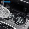 2 Stück Auto Wasseruntersetzer Tassenunterlage Flaschenhalter Anti-Rutsch Zubehör für Mazda CX5 CX3 CX9 MX5 RX8 Axela Demio Atenza MS GJI GH BK