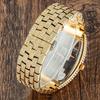 Luxury Mens Watches Fashion Hip Hop Iced Diamond Waterproof Tonneau AAA Quartz Wristwatch Male