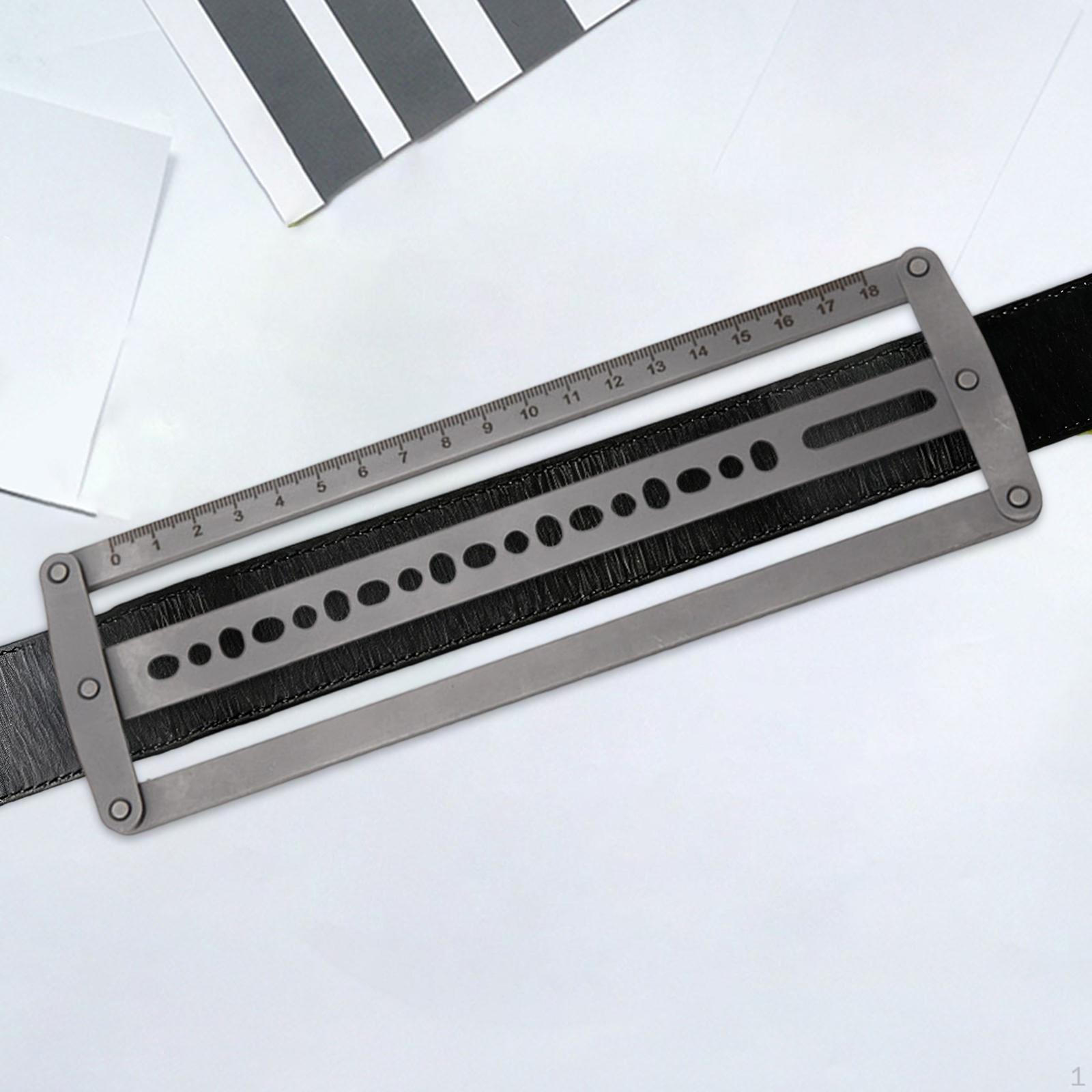 

Вспомогательная линейка для позиционирования ремня, торцевой инструмент, кожаное ремесло, ручная работа, сделай сам, резка, пробойник для отверстий Round