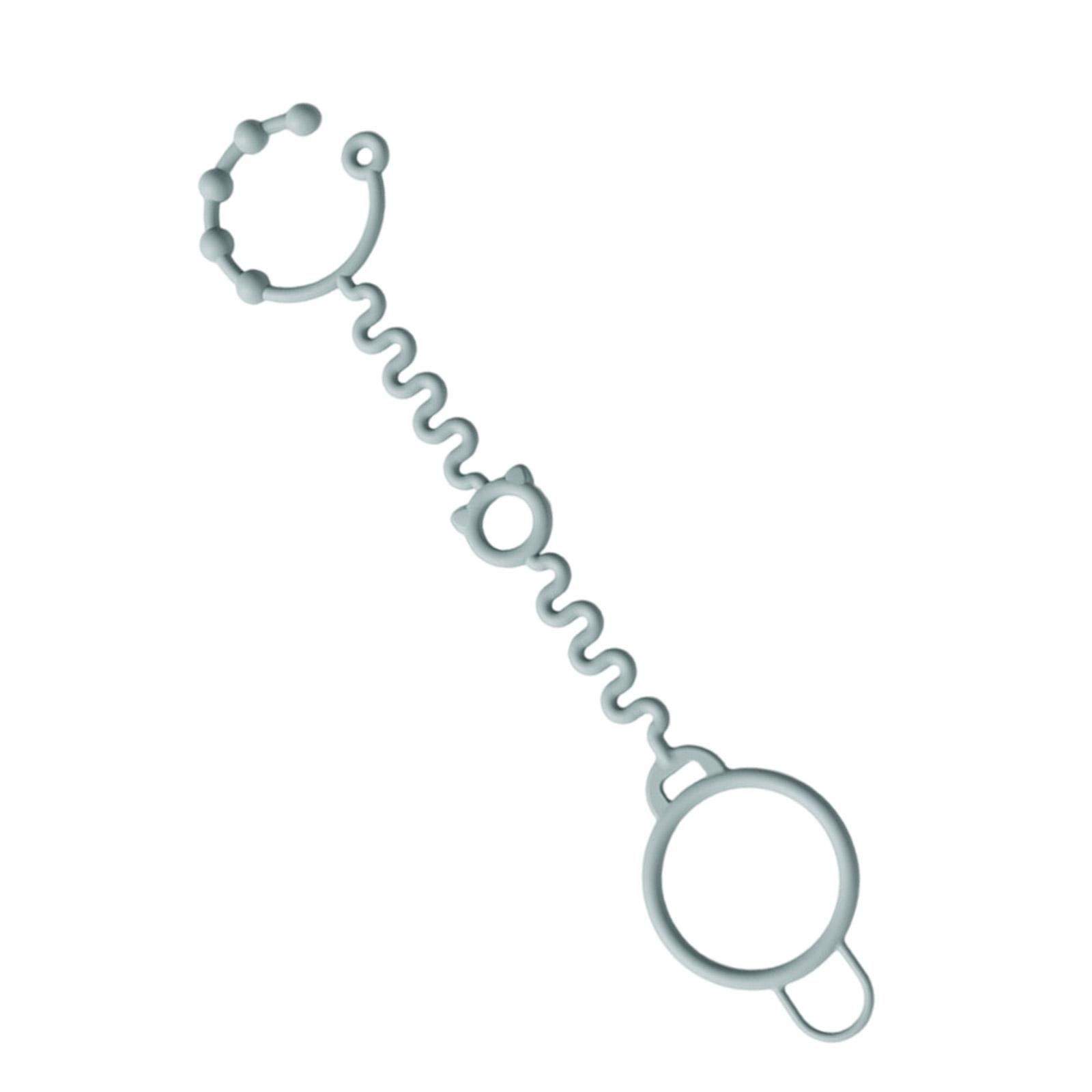 

Регулируемый по длине силиконовый ремешок, гибкий силиконовый ремешок, защищающий от падения, для фиксации чашек и бутылочек на детских колясках армия зеленый