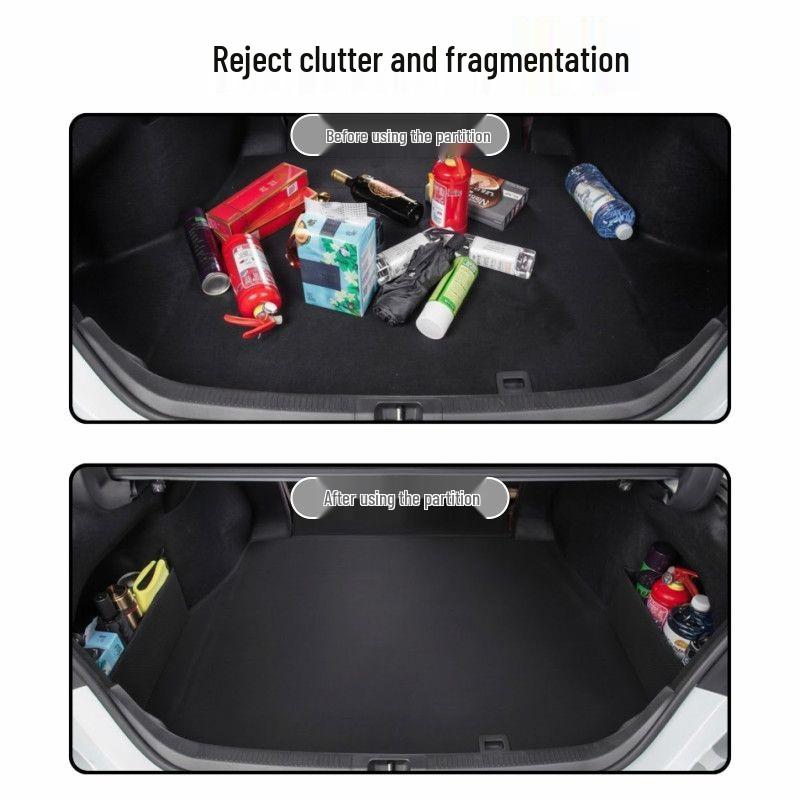 Trunk Organizer Board for Modern Elantra, ix35, Tucson, Santa Fe, Sonata - Clutter Divider