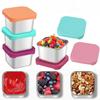 Stainless Steel Lunch Box - Leakproof Food Grade 304 with Silicone Lid Bento Style for School Picnic, Anti-Spill Snack Container