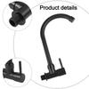 Plastic Steel Black Kitchen Water Purifier Tap Single Lever Cold Water