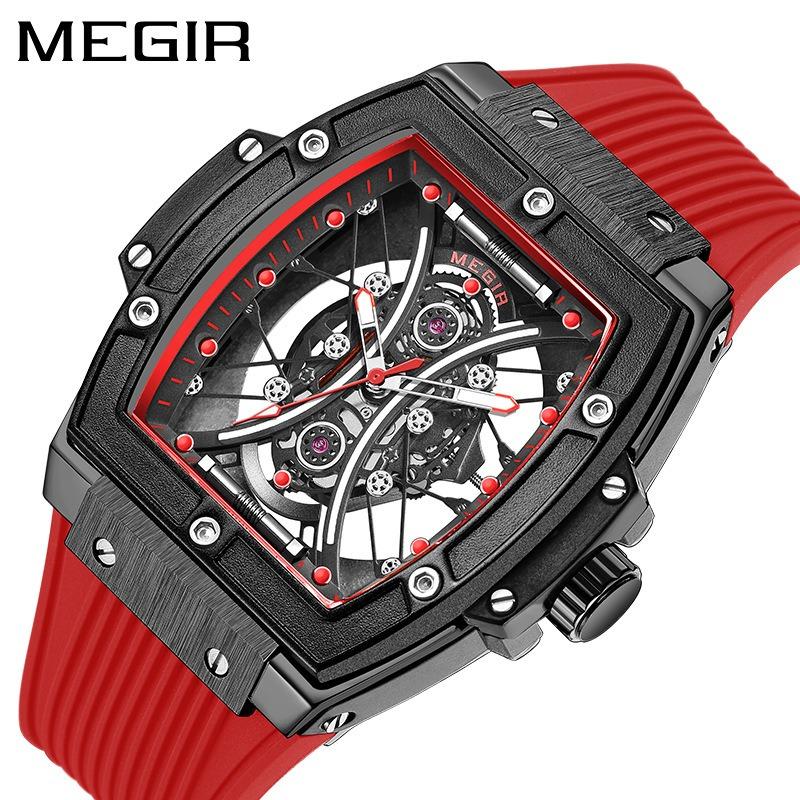 New Meigel Men's Watch, Fashion Square Luminous Sports Watch Men's