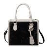 Trendy Korean Style Tote Bag For Women Stylish Casual Color Block Crossbody Bag 2024